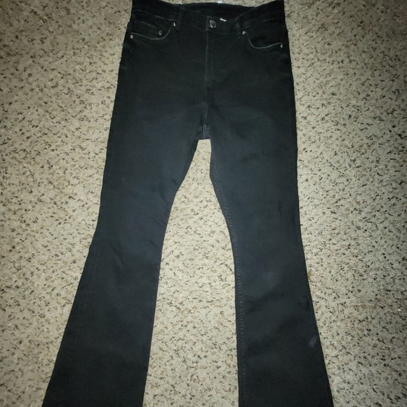 &Denim Black Flare Jeans - Picture 5 of 5